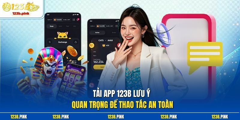 Tải app 123b lưu ý quan trọng để thao tác an toàn